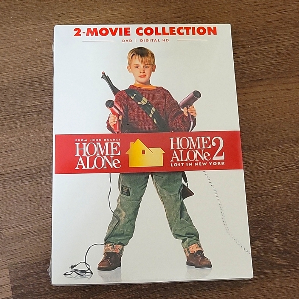 Home Alone DVD 1 and 2 Movie Collection Color Dolby Dubbed Subtitled Widescreen